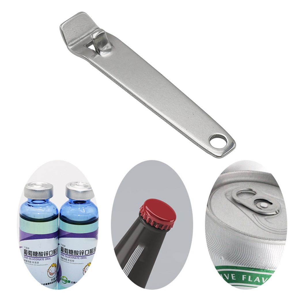 10pcs Portable Mini Bottle Opener Liquid Vial Ampule Opener Kitchen Tool Stainless Steel Liquid Cap Lifter Bottle Opener