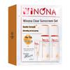 Clear Sunscreen Lotion Set