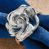 1 piece of 925 sterling silver 7-10 exquisite rose ring, women's gift jewelry, wedding accessories