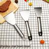 Versatile Stainless Steel Angled Spatula for Pancakes, Eggs, Flatbreads & Grilling