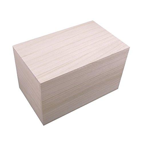 Paulownia Wood Gift Box, S-H2 Size (ideal for Storing Japanese-style Goods)
