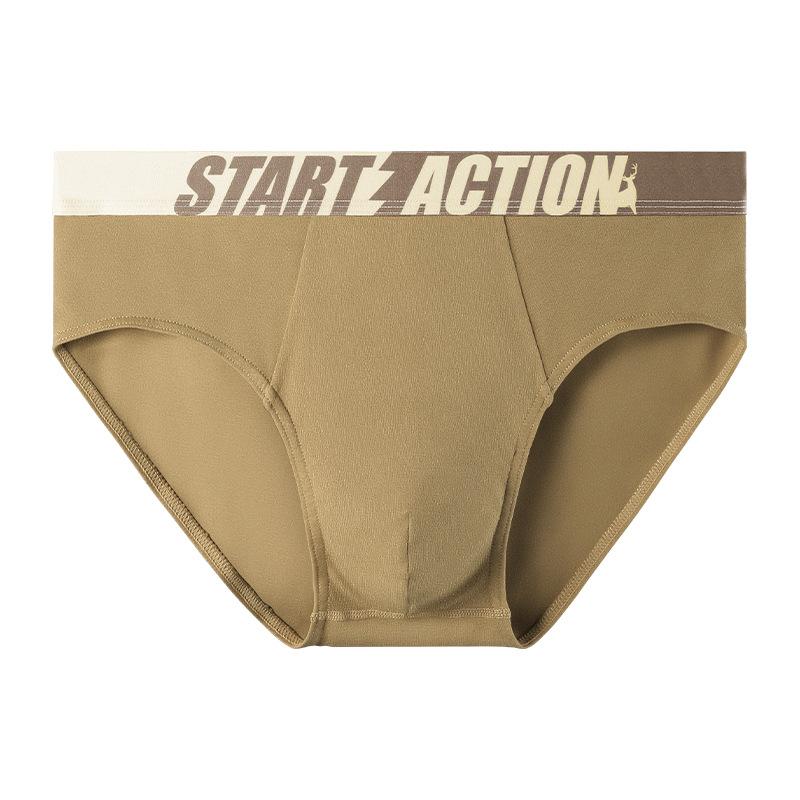 

Мужское нижнее белье из чистого хлопка, однотонное, мягкое и удобное, подростковое нижнее белье-треугольники 4XL светло-коричневого