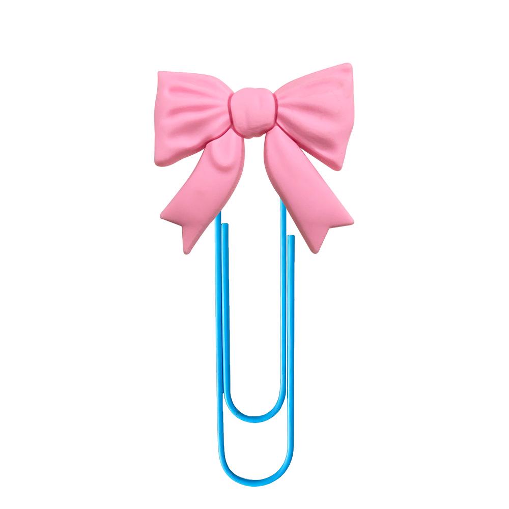 Cartoon-Style PVC Swirl Paper Clips: 12 Cute DIY Bookmarks for Creative Office Supplies.