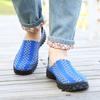 Summer Men Braid Beach Shoes Women Casual Weave Slip On Outdoor Flats Tennis Sneakers for Couples