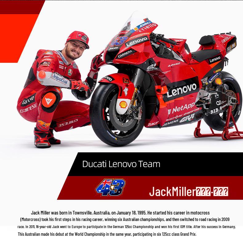 1:18 Scale 2021 Season Ducati, Honda, Yamaha Alloy Motorcycle Model Toy