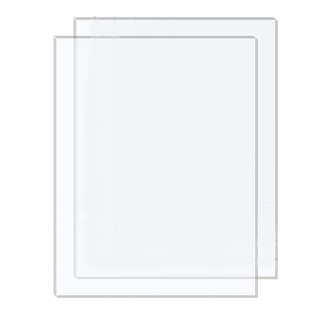 10 Size 1/2/3mm Clear Acrylic Sheet Clear Plexiglass Panel Acrylic Board for Craft DIY,Drawing,Printing,Picture Frame,Engraving