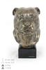 Staffordshire Bull Terrier, Staffik, Staffi - Dog Bust, Large Figurine, Dog Head On a Stone Base, Office Ornament from the Art-Dog Brand