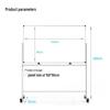 Deli Premium Double-Sided Mobile Magnetic Whiteboard