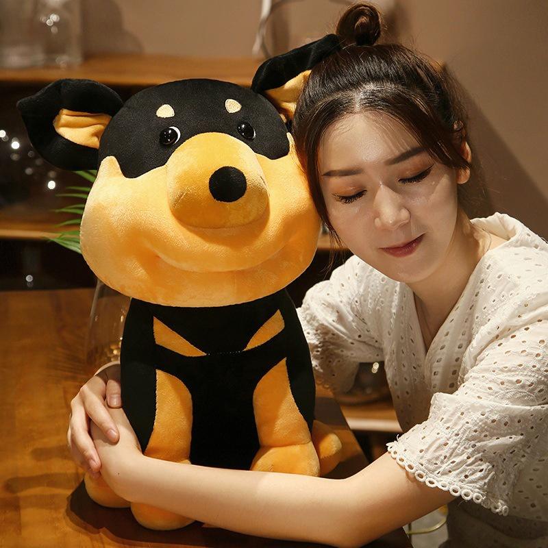 Funny Bee-stung Dog Plush Toy Keychain