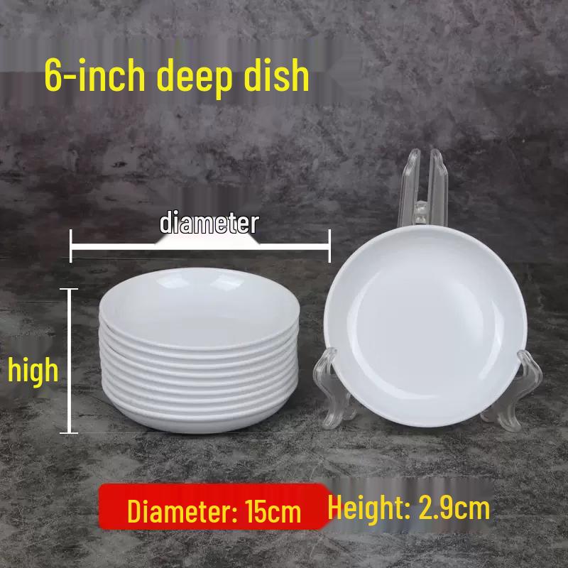 

Commercial Melamine Deep Round Plate