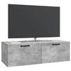 Wall Mounted TV Cabinet Concrete Grey 98 x 41 x 30 cm