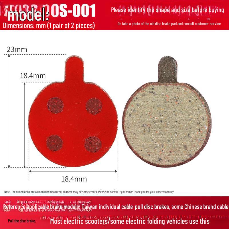 Universal Semi-Metal Mountain Bike Disc Brake Pads for BB5, BB7, M355
