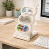 Large Capacity Desktop Storage Box Removable Folding Pencil Container Partitioned Slanted Insert Stationery Storage Box