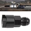 EFI Adapter Quick Disconnect Aluminum Alloy Black Anodized Waterproof AN Male Push On Fuel Line Fitting