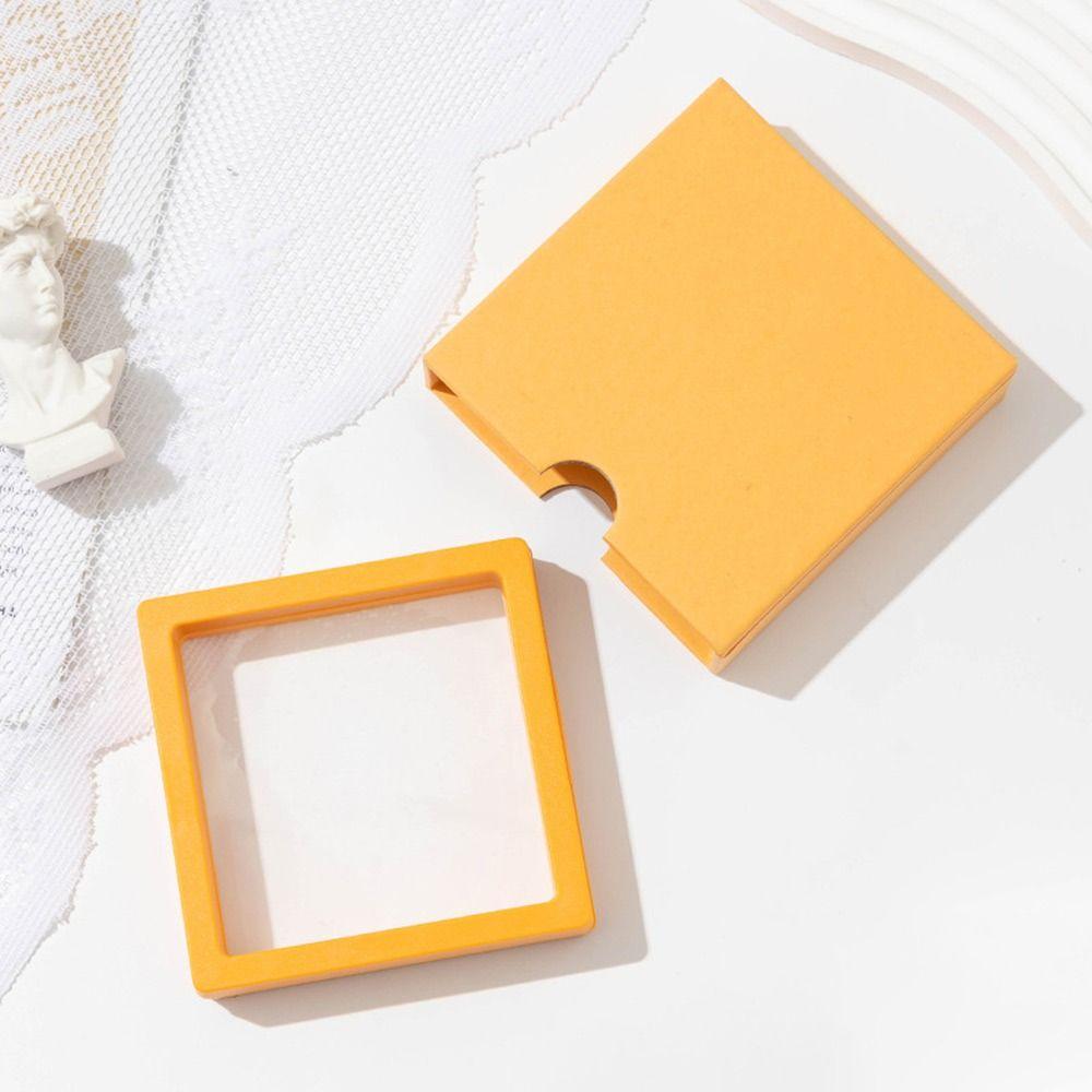 

Модные ювелирные изделия Подарочный ящик для хранения ювелирных изделий Дорожный пылезащитный органайзер для ювелирных изделий Портативный пластиковый органайзер для пленок Коробка для женщин и девочек оранжевый