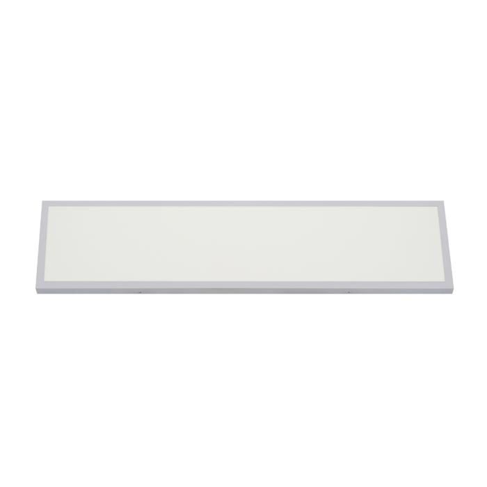 Plafonnier LED saillie rectangle blanc 36W (Eq. 288W) 3000K Dim. 300x1200x40mm