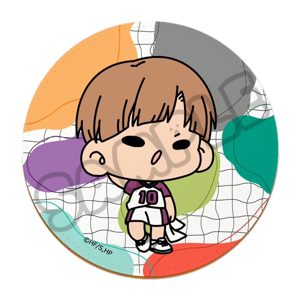 2nd Edition Leather Coaster M SF "Haikyu!!" [Kenjiro Shiranui] Everyone's Mochocho!