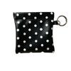 New PU Self-closing Storage Bag Automatic Closed Small Size Polka Dot Coin Purse Pendant Design Cute Card Pack Commute