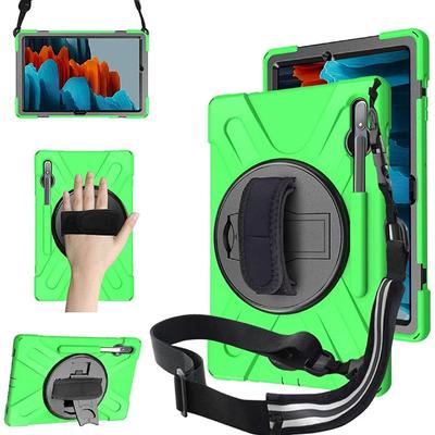 Puzdro pre Samsung Galaxy Tab S6 lite 10.4 P610 P615 Heavy Duty Shockproof Cover S Držiak na pero Stojanček na stojan Rukoväť Ramenný popruh Puzdro