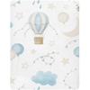 CEBUGI Stretchy Crib Sheet for Baby Boy Girl,Hot Air Balloon Portable Mini Fitted Pack N Play Playard Sheet for Neutral,Ultra Soft Material,Full