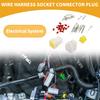 Partuto 1 Set 2.3-mm Series Universal Wire Harness Socket Connector Plug - Vehicle RV