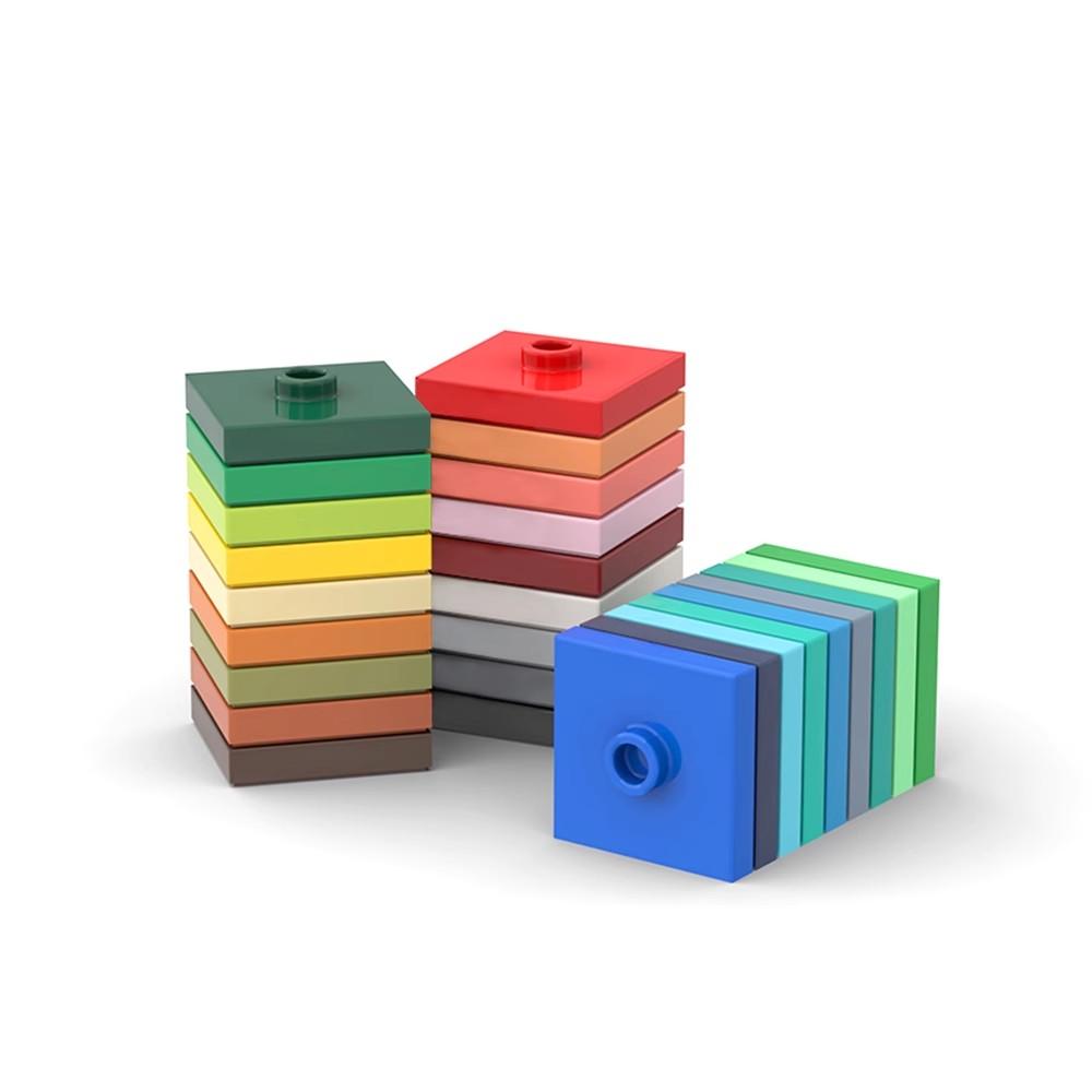 Non-Toxic 50Pcs Moc Parts 87580 Plate Special 2 X 2 Compatible Bricks Diy Assmble Building Blocks Brain Toy Gift Particle Kid Puzzle