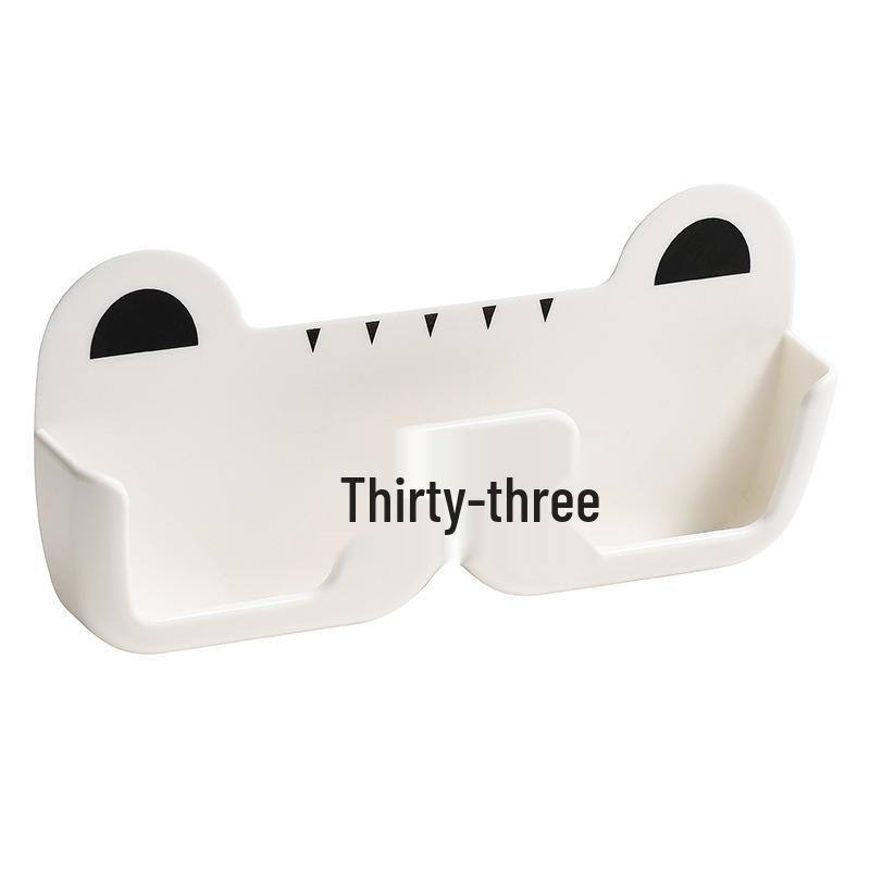 Cartoon Wall-Mounted Glasses Holder - Bedside or Bathroom Sunglasses and Myopia Storage Rack