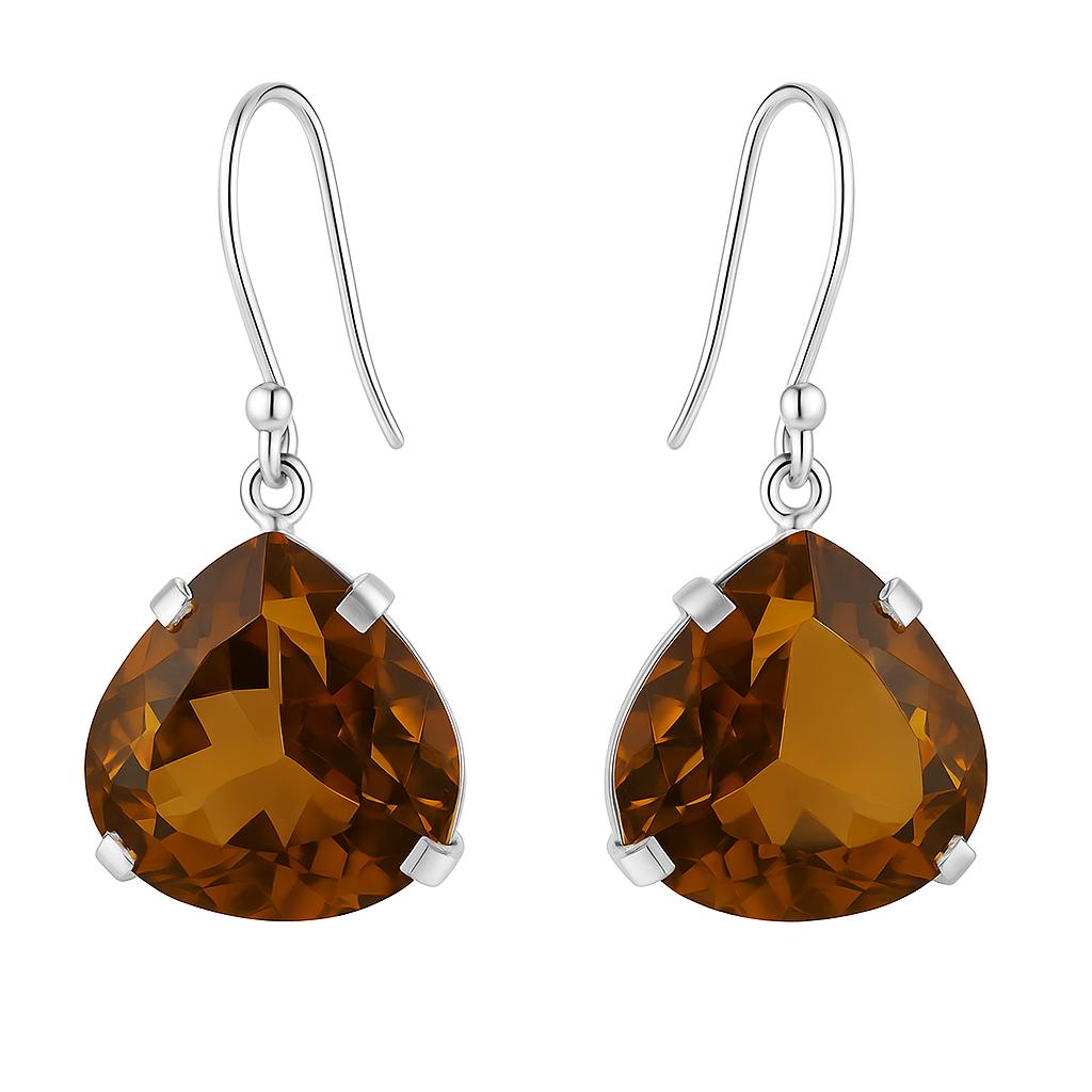 Stunning 70 Ct Natural Certified Alexandrite Pear 7 Color Change Earring Pair AI-130-NS
