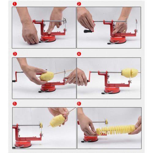 Tornado Potato Cutter, Spiral Potato Cutter, Hurricane Potatoes, Festival, Food Stall, Party [AG Logistics]