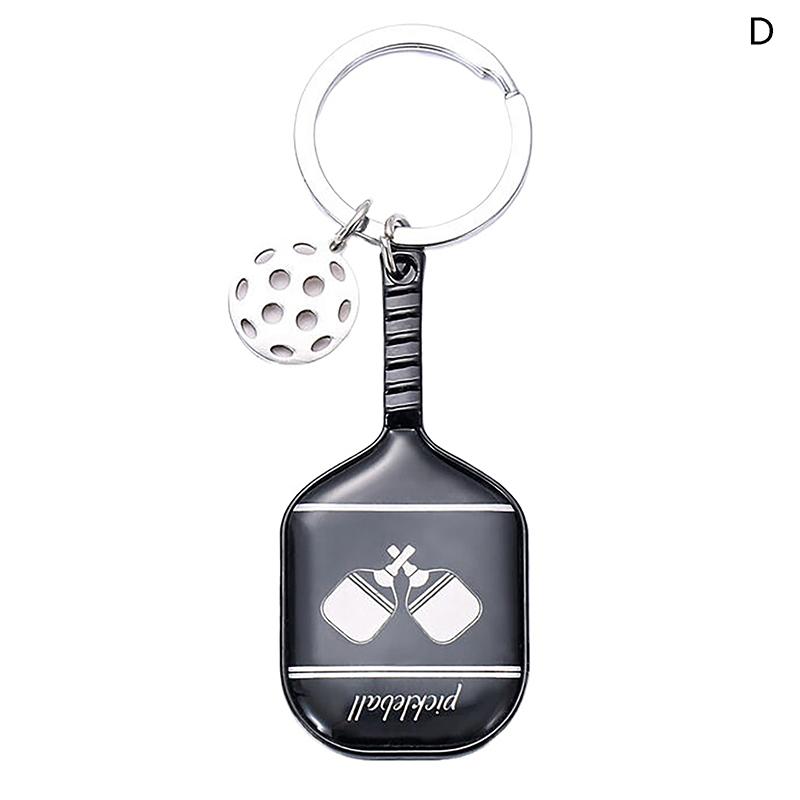 Chaveiro de Raquete de Pickleball de Liga de Zinco Para Bolsas Carteiras Pingentes de Chave de Carro Chaveiro Souvenir Esportivo de Pickleball Mini Fofo