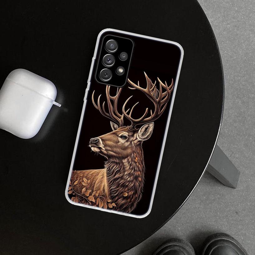 Deer Hunting Camo Phone Case for Samsung Galaxy A17 A16 A26 A36 A56 A57 A37 A15 A25 A35 A55 A14 A24 A34 A54 A13 A23 A33 A53 Gala