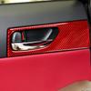 For Lexus IS250 300 350C 2013- Accessories Car Carbon Fiber Interior Back Door Handle Trim Stickers Modification