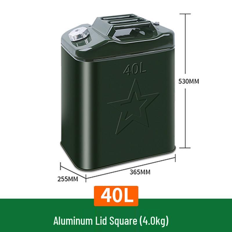 Tinplate Metal Gasoline Can 10L/20L/30L Square Fuel Tank Iron Drum for Car Diesel