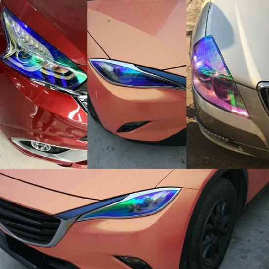 Car Taillight Headlight Fog Light Tint Wrap Film Sticker Protector Accessories