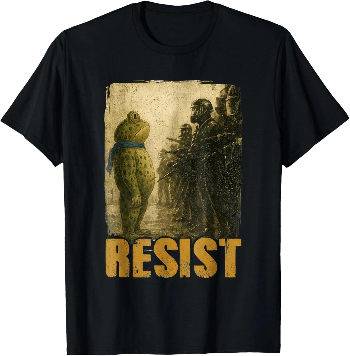 Resist Frog Portland Frog Protest for Men Women T-Shirt unisex T-Shirt 4XL