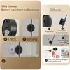 Battery Operated Wall Sconce Wireless LED Light 5v  with Remote Control USB Rechargeable Wall Lights for Bedroom Living Room
