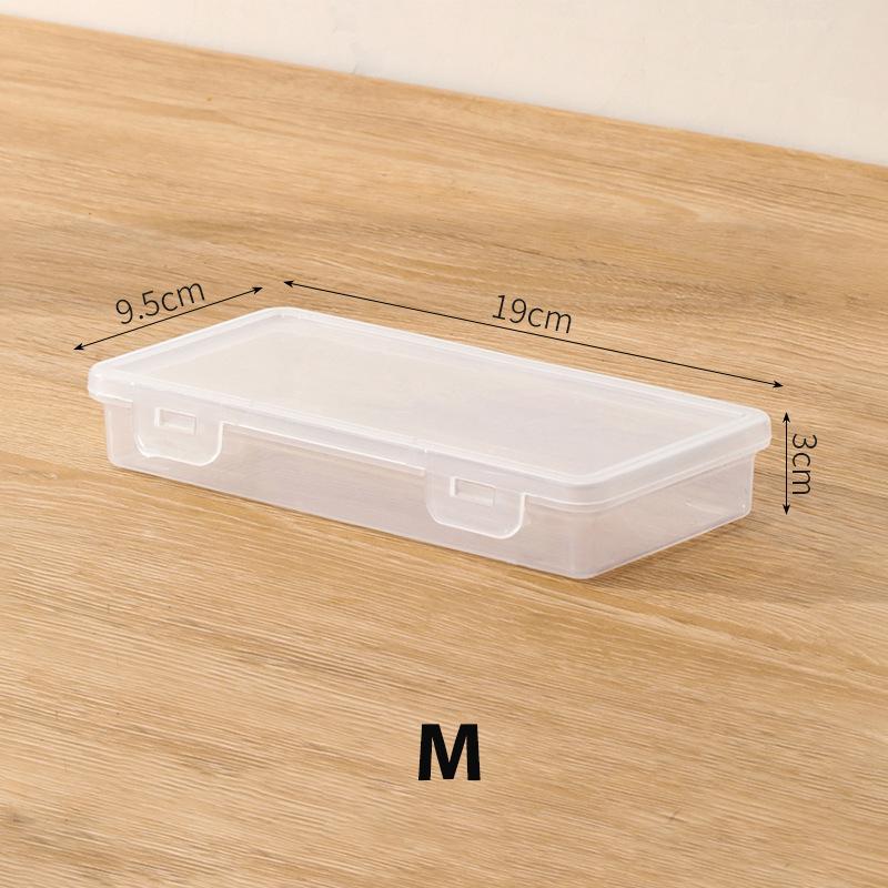 

Прозрачный пенал пластиковый многофункциональный пенал для канцелярских товаров органайзер для хранения канцелярских товаров для офиса Medium