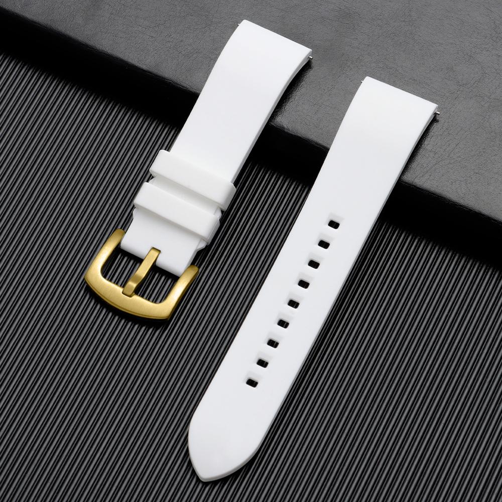 Silicone Watch Band 18mm 19mm 20mm 22mm 24mm Men's Women Sports Watrproof Strap for Rolex for Seiko Watch Replacement Watchband