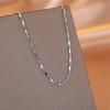 Simple Personalized Melon Seed Chain Women'S Short Collarbone Chain Melon Seed Bare Chain Single Chain High-End Versatile Chain