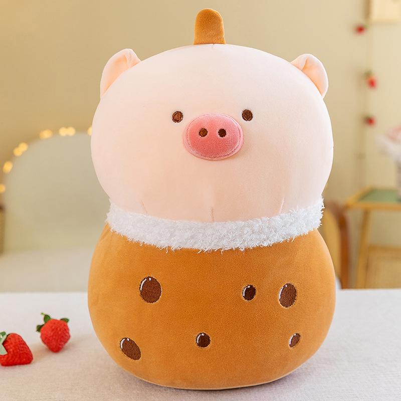 

Креативная плюшевая кукла в виде чашки молочного чая с поросенком - Восхитительный подарок и игрушка для активности 23cm 0.13kg