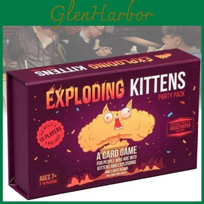 Exploding Kittens Gut gegen Böse Spielkarte Lustiges Strategisches Partyspiel für Freunde