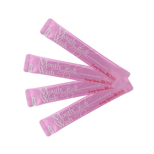 

Okina Mouthwash Long Spin Sticks, 10mL, 1 Box (30 Sticks), Portable, Individually Wrapped, Made in Japan (ROSE)