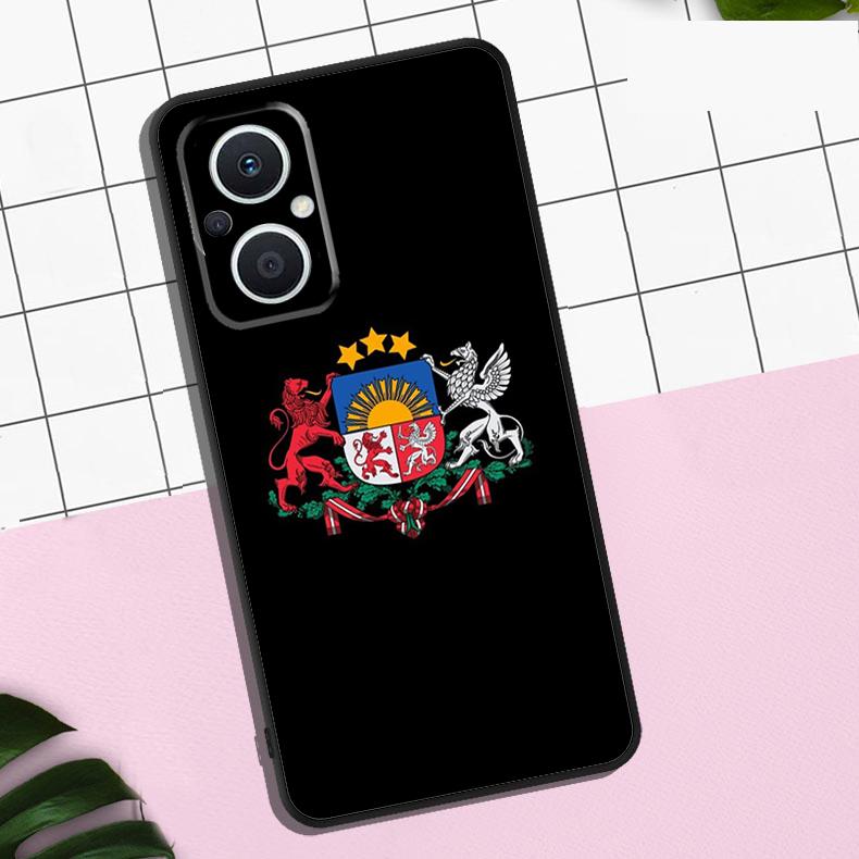 

Latvia Flag Case For OPPO Reno 13F 12F 11F 8T 7 8 10 11 12 13 Pro OPPO Find X8 X6 Pro X3 X5 Lite Cover OPPO Find X3 Pro