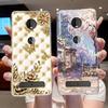 For Motorola Moto Z4 Play Soft Silicone TPU Clear Shell Elegant Painted Casing Wildflower Anti-scratch Cover For Moto Z4 Play