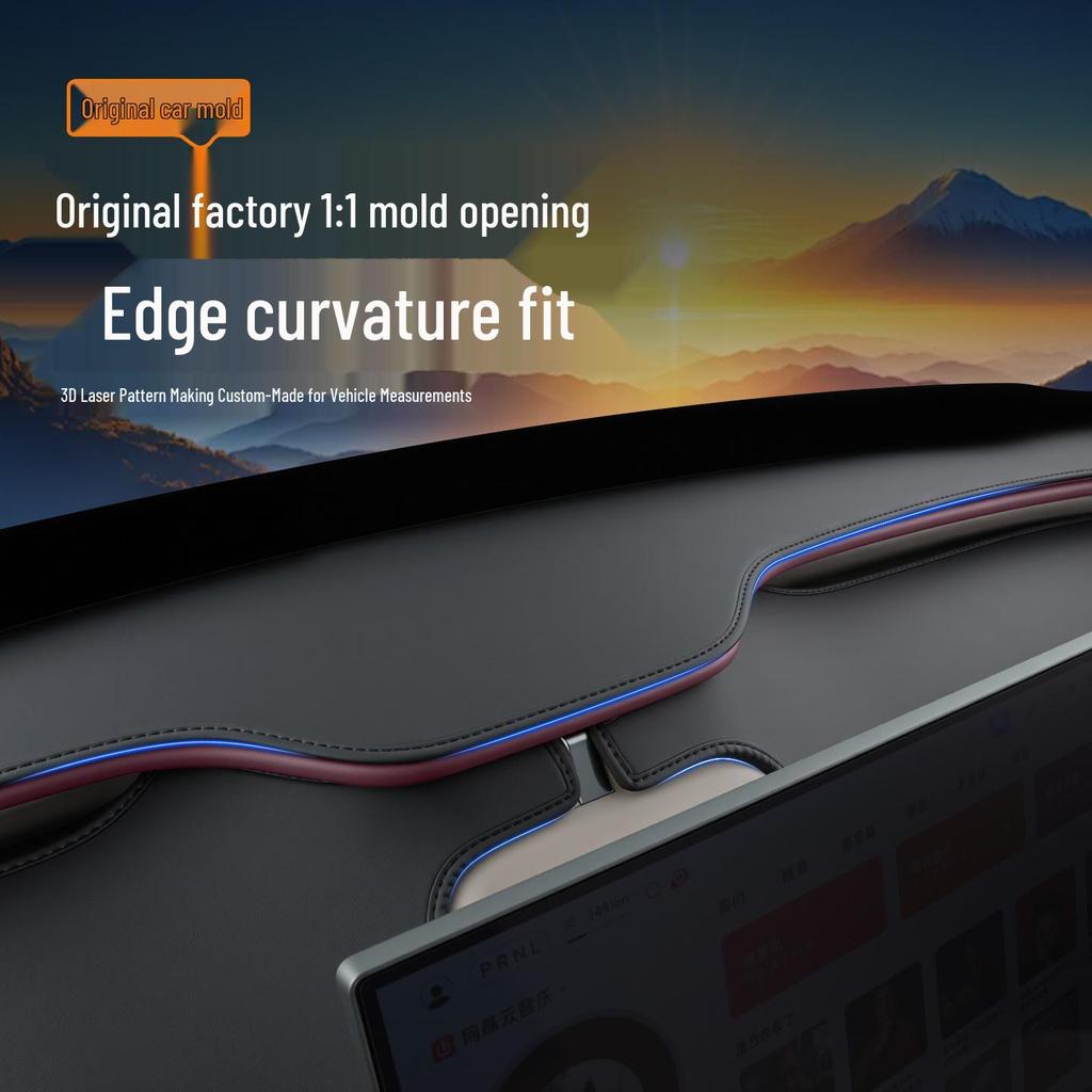 Osłona przeciwsłoneczna na deskę rozdzielczą Xiaomi YU7: Matowa Osłona Przeciwodblaskowa Blokująca Światło do Ochrony Konsoli Środkowej.