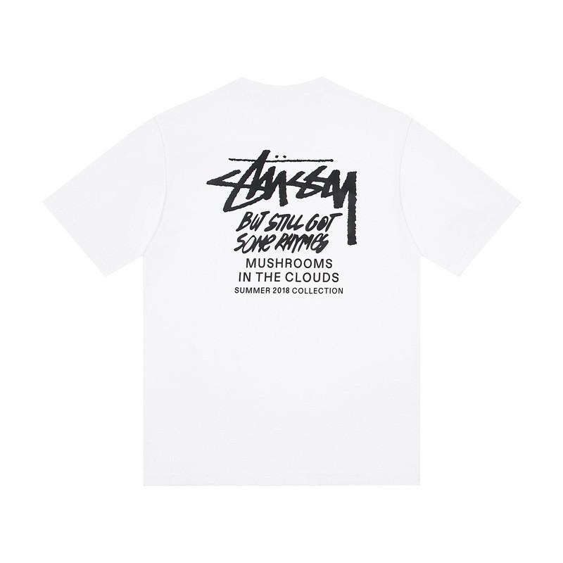 Camiseta de Algodón Unisex de Corte Holgado con Estampado de Letras Camiseta Casual de Manga Corta para Adolescentes y Adultos