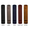 1Pc Pen Bag Pencil Case Elastic Buckle Pen Clip Pu Leather Pen Holder Portable Lightweight Office Meeting Supply Hot Sale