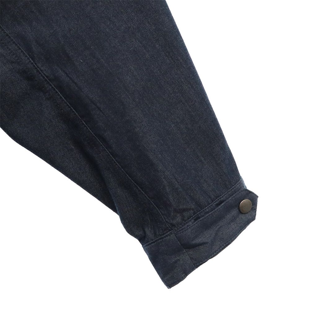 417EDIFICE Coat L Navy Hooded Men's Used