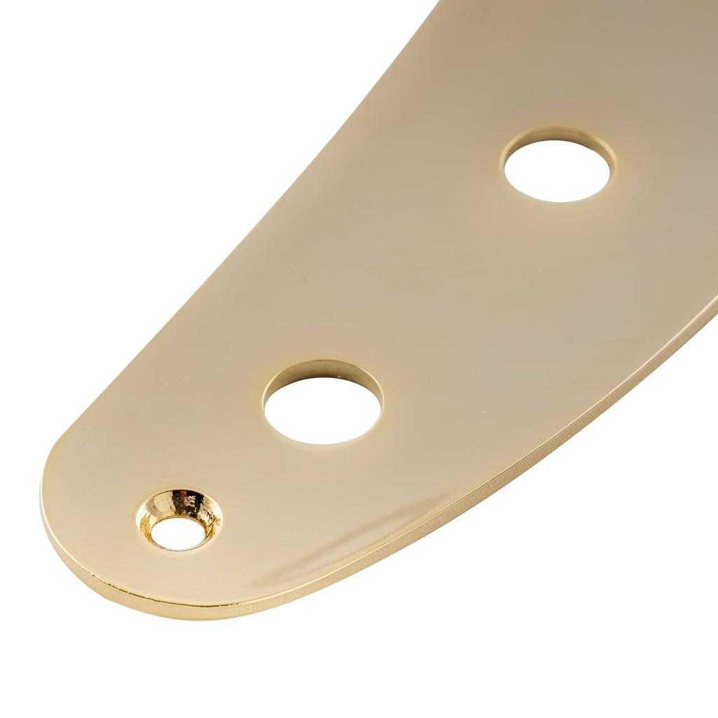 Musiclily Pro Mustang Control Plate, Steel, Gold, for Mustang Electric Guitars