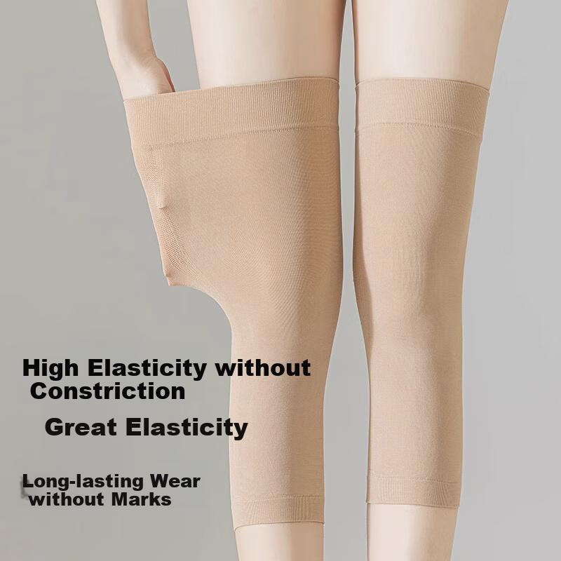 LangSha Knee-Length Socks for Women, Spring Summer Autumn Style, Cold-Proof Leg Protection, Sports Anti-Slip Slimming Half-Calf Over-Knee Long Socks